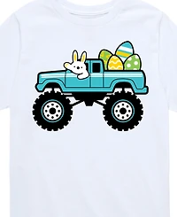 Hybrid Big Boys Easter Bunny Monster Truck Graphic T-Shirt