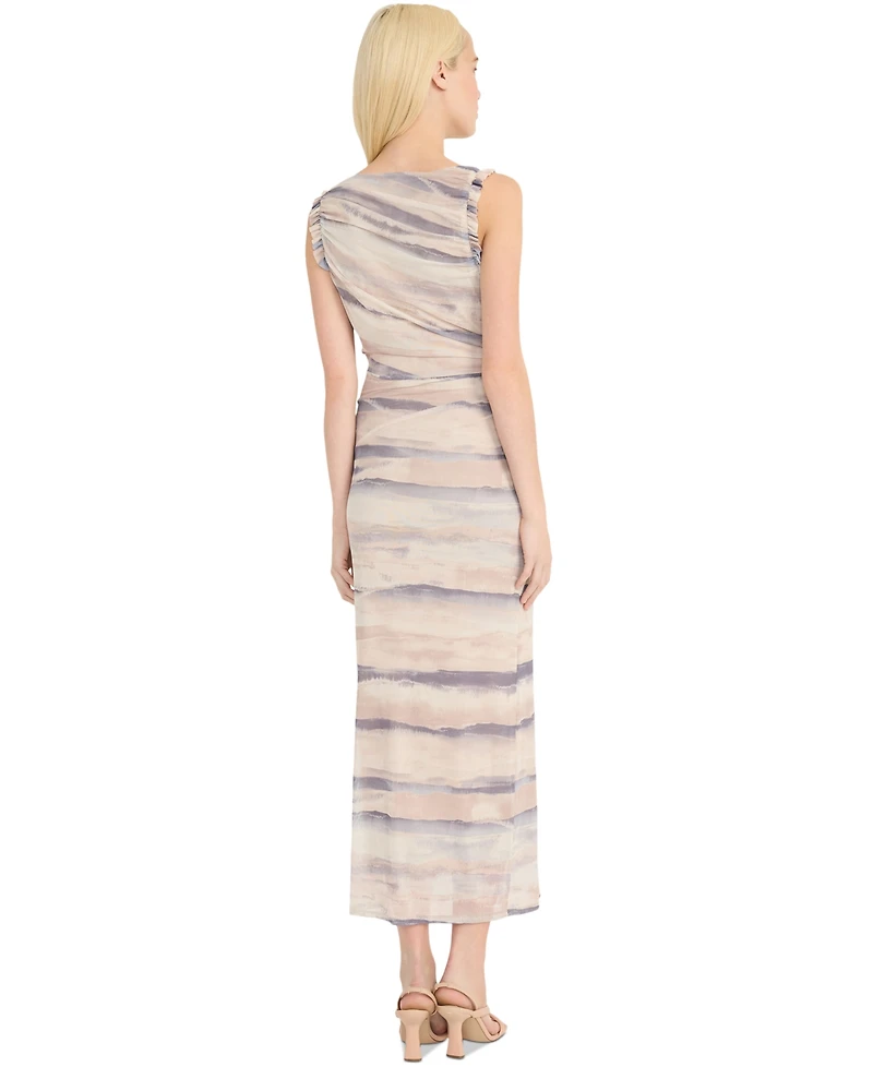 Donna Morgan Women's Boat-Neck Sleeveless Bodycon Dress