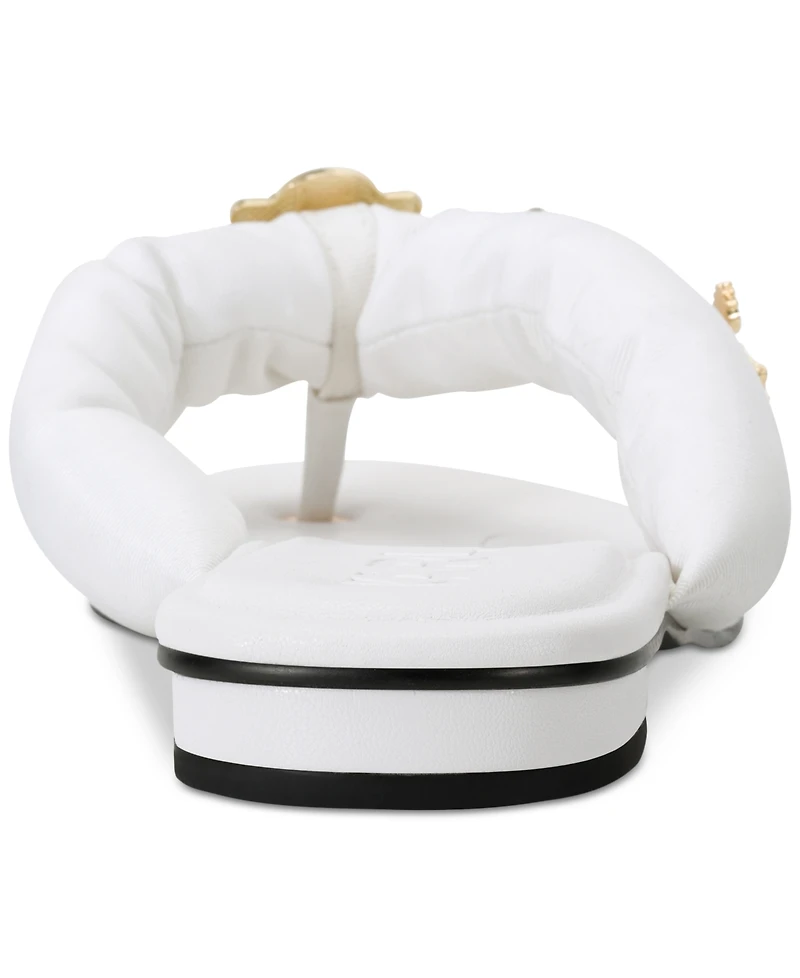 Karl Lagerfeld Paris Women's Ceejay Rue Embellished Sandals