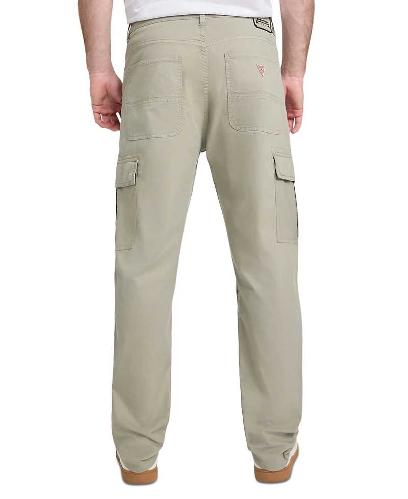Guess Men's Julianne Sateen Slim-Fit Cargo Pants