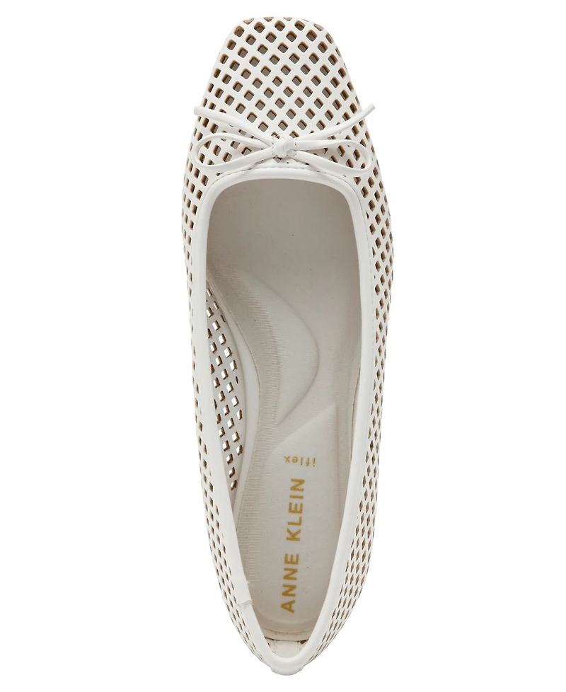 Anne Klein Women's Aspen-p Snip Toe Ballet Flats