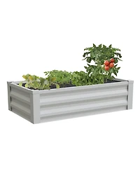 Powder Coated Metal Raised Garden Bed Planter