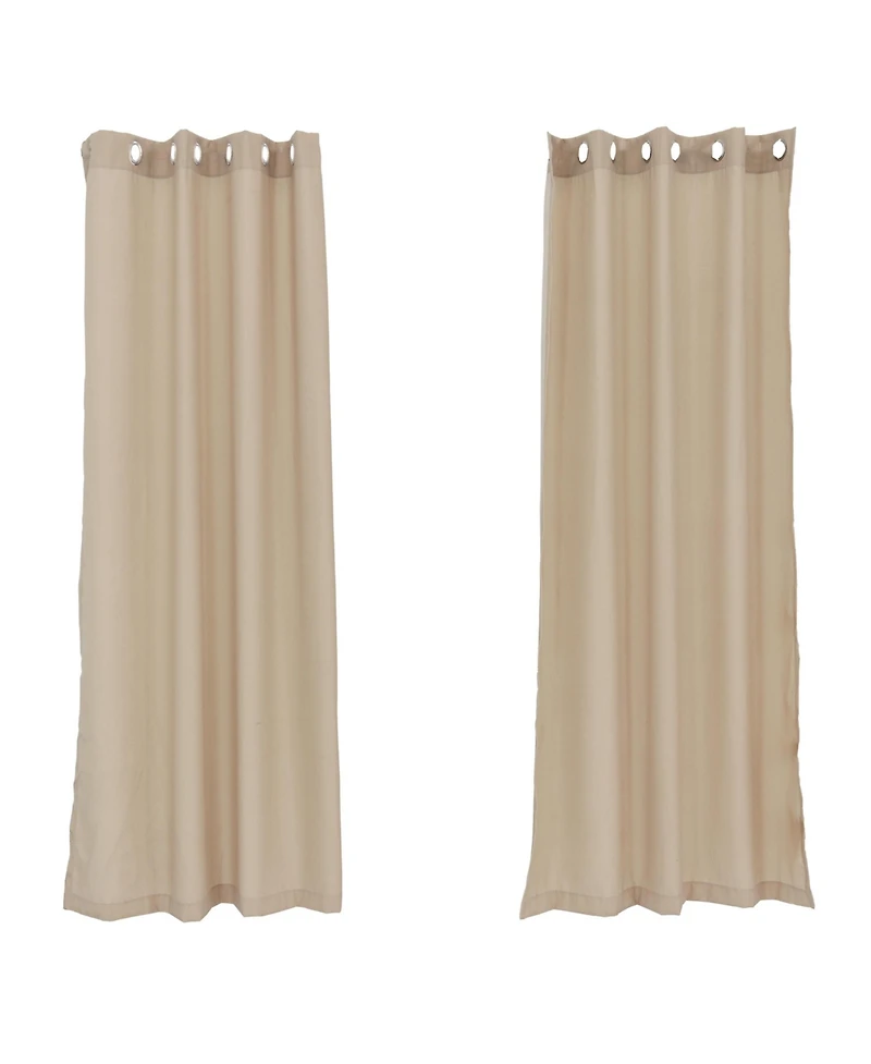 Simple Styles Indoor/Outdoor Curtain Panels with Grommet Tops