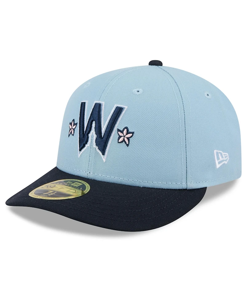 New Era Men's Black Washington Nationals 2025 City Connect Low Profile 58FIFTY Fitted Hat