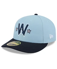 New Era Men's Black Washington Nationals 2025 City Connect Low Profile 58FIFTY Fitted Hat