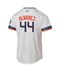Nike Big Boys and Girls Yordan Alvarez White Houston Astros 2025 City Connect Limited Player Jersey