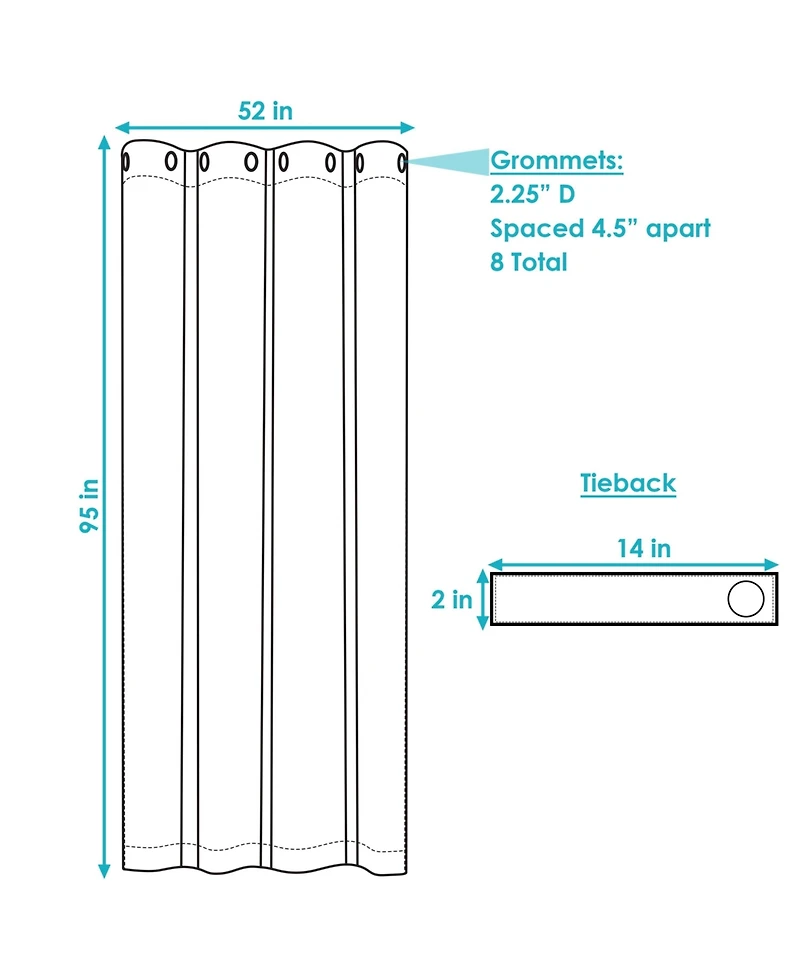 Blackout Curtain Panel with Grommet Top
