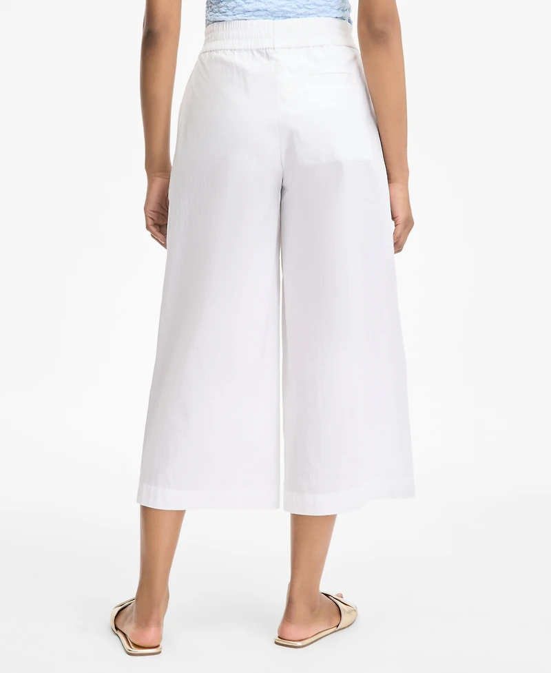 On 34th Women's High-Rise Cropped Wide-Leg Pants, Exclusively at Macy's