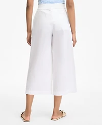 On 34th Women's High-Rise Cropped Wide-Leg Pants, Exclusively at Macy's
