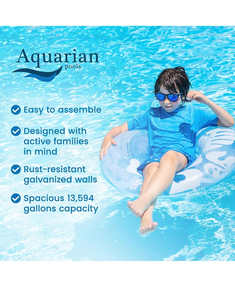 Aquarian Phoenix 24' x 52" Round Frame Above Ground Swimming Pool without Liner