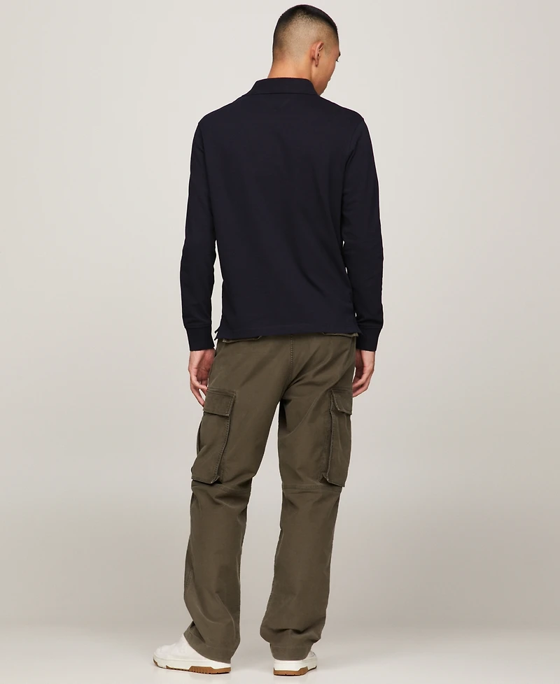Tommy Hilfiger Men's 1985 Regular-Fit Long-Sleeve Polo Shirt