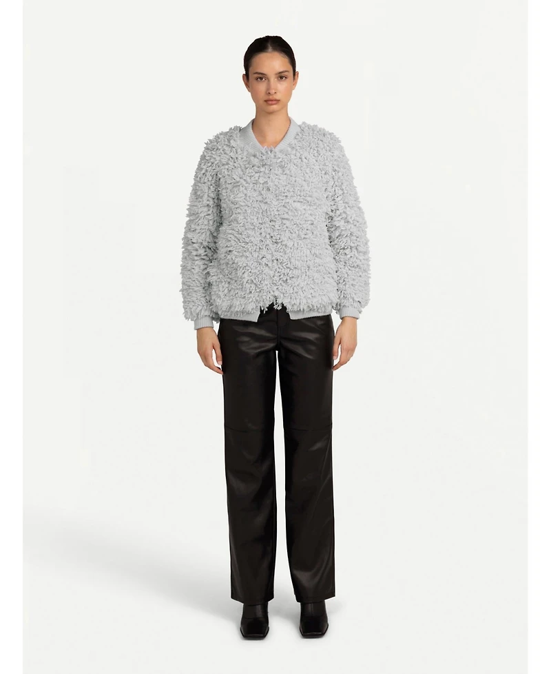 Gobi Cashmere Women's Loop-Stitch Cardigan