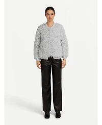 Gobi Cashmere Women's Loop-Stitch Cardigan