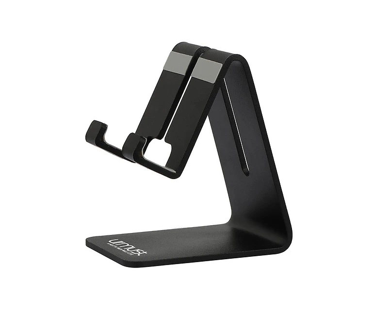 Urmust Desk Phone Holder Dock | Aluminum Stand for iPhone 6-15 Pro/Max & Tablets 4-10 Inch