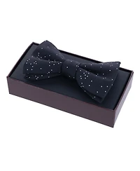 Trafalgar Men's Mystere Metallic Star Light Silk Bow Tie