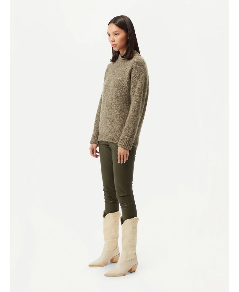 Gobi Cashmere Women's Basket-Weave Sweater