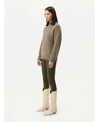 Gobi Cashmere Women's Basket-Weave Sweater