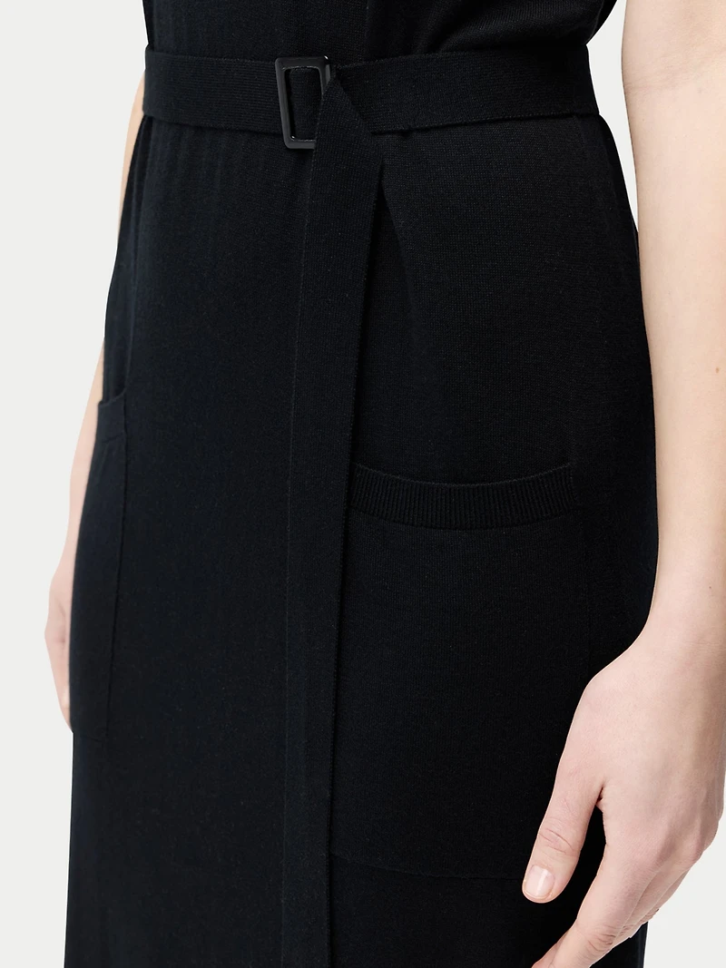 Gobi Cashmere Women's V-neck Silk Dress