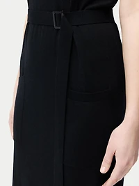 Gobi Cashmere Women's V-neck Silk Dress