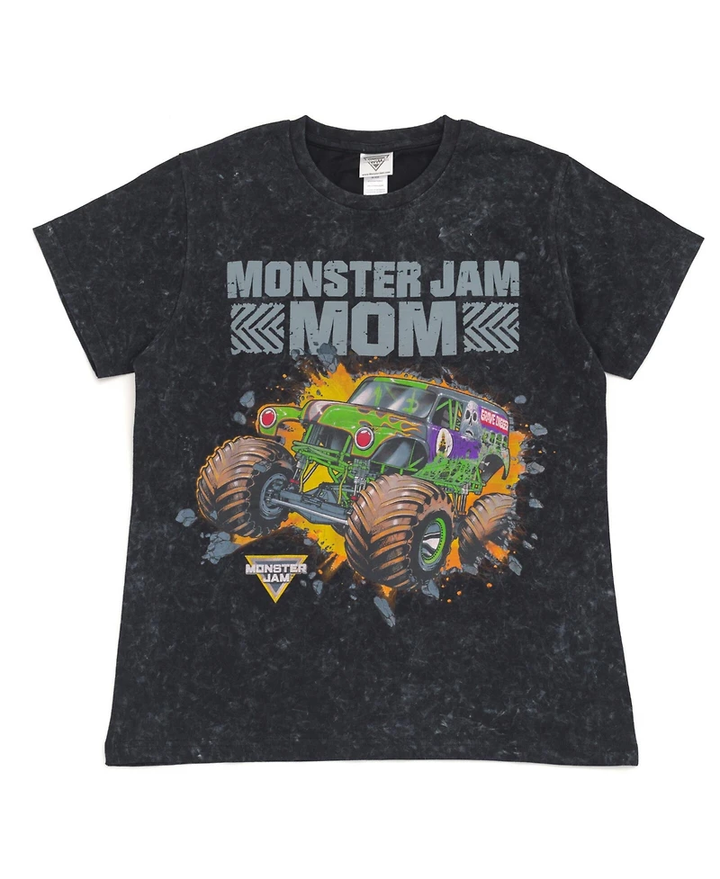 Monster Jam Boys Vintage Wash Matching Family T-Shirt