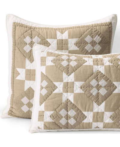 Lands' End Barn Star Quilt Sham