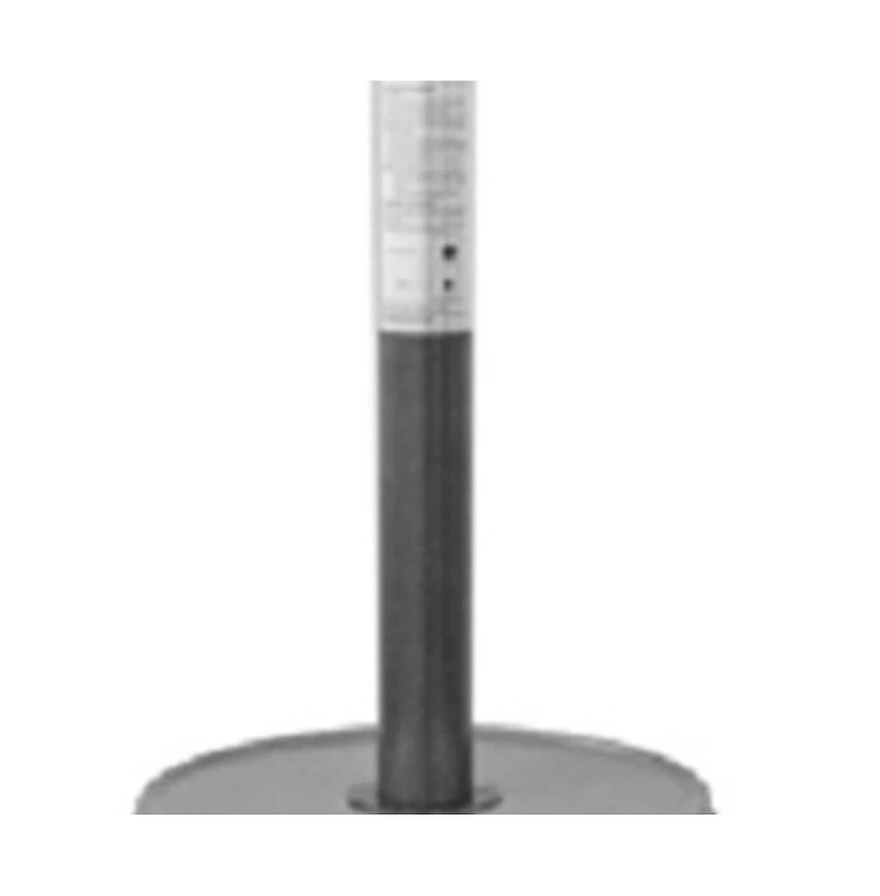 48000 Btu Steel Propane Patio Heater with Cylindrical Pole Design for Outdoor Use