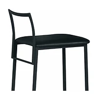 Faux Leather Upholstered Side Chair – Modern and Durable