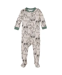 Gerber Toddler Boys 2-Pack Snug Fit Footed Cotton Pajamas