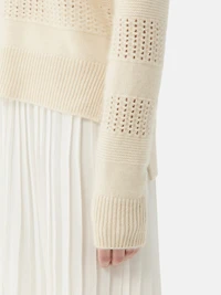 Gobi Cashmere Women's Mixed Pattern Polo