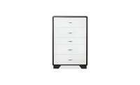 Sturdy Five-Drawer Chest for Closet Bedroom or Guest Room