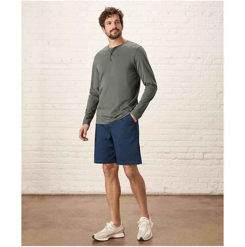 Pact Men's Organic Cotton Softspun Long Sleeve Henley