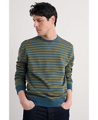 Seasalt Cornwall Men's Bolitho Striped Sweatshirt