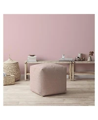 Cotton Knit Pouf Ottoman – Comfortable and Lightweight