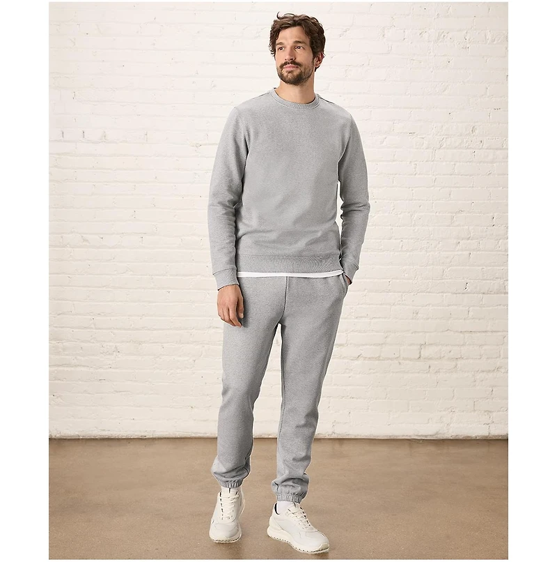 Pact Men's Organic Cotton Cloud Brushed Fleece Crew Sweatshirt