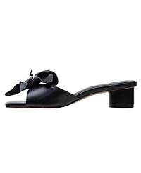 Linea Paolo Idalia | Flower Embellished Nappa Leather Slides