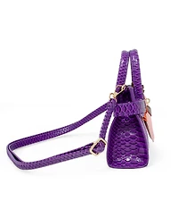Tiny Treats + Zomi Gems Girls Crocodile Pony Handbag, Orange