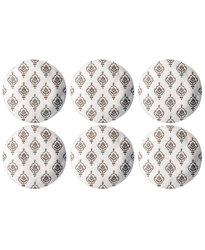 Abode Homewares Kashmir 6-Pc. Dinner Plates, Service For 6