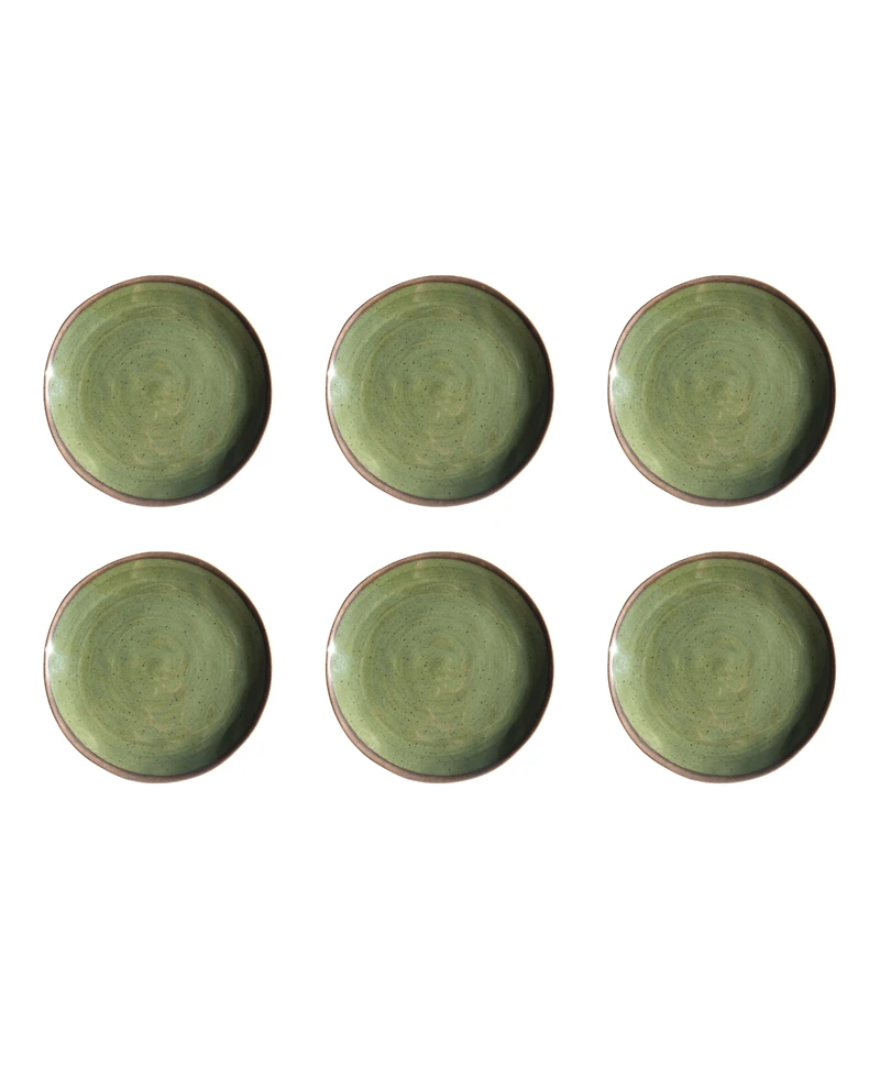 Abode Homewares Retreat Pottery 6-Pc. Salad Plates, Service For 6