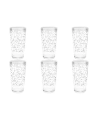 Abode Homewares Stax Optic Twist Double Old Fashioned Glasses, Set of 6