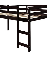 Low Loft Bed with Slide – Fun and Space-Saving Design
