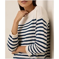 Pact Women's Organic Cotton Classic Fine Knit Wide Neck Sweater