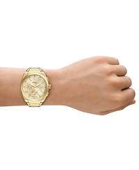 Fossil Men's Everett Chronograph Gold-Tone Stainless Steel Watch, 44mm