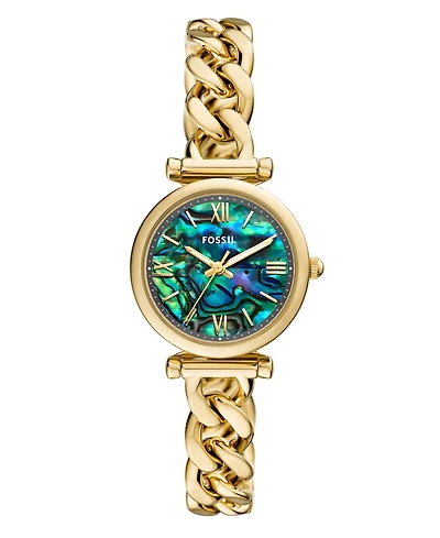 Fossil Women's Carlie Two-Hand Stainless Steel Watch, 28mm