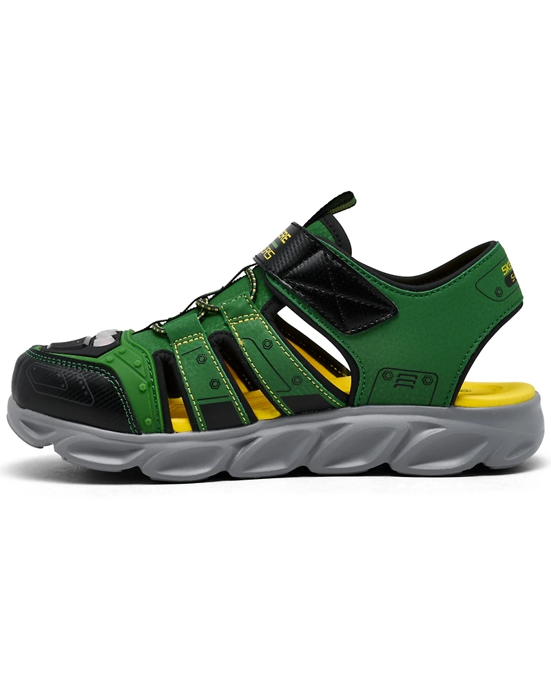 Skechers Little Boys John Deere: Hypno-Splash Light-Up Sandals from Finish Line