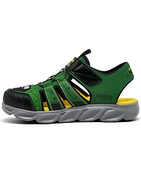 Skechers Little Boys John Deere: Hypno-Splash Light-Up Sandals from Finish Line