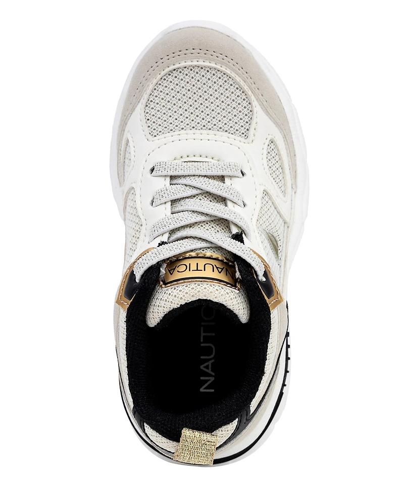 Nautica Toddler and Little Girls Albis Casual Sneakers
