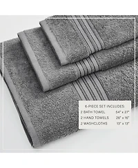 Linery & Co. Quick-Drying Cotton -Piece Bath Towel Set