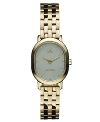 Mvmt Women's Carmel Oval Gold Tone Stainless Steel Bracelet Watch