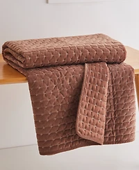 Levtex Velvet Stitch Reversible Quilted Throw, 50" x 60"