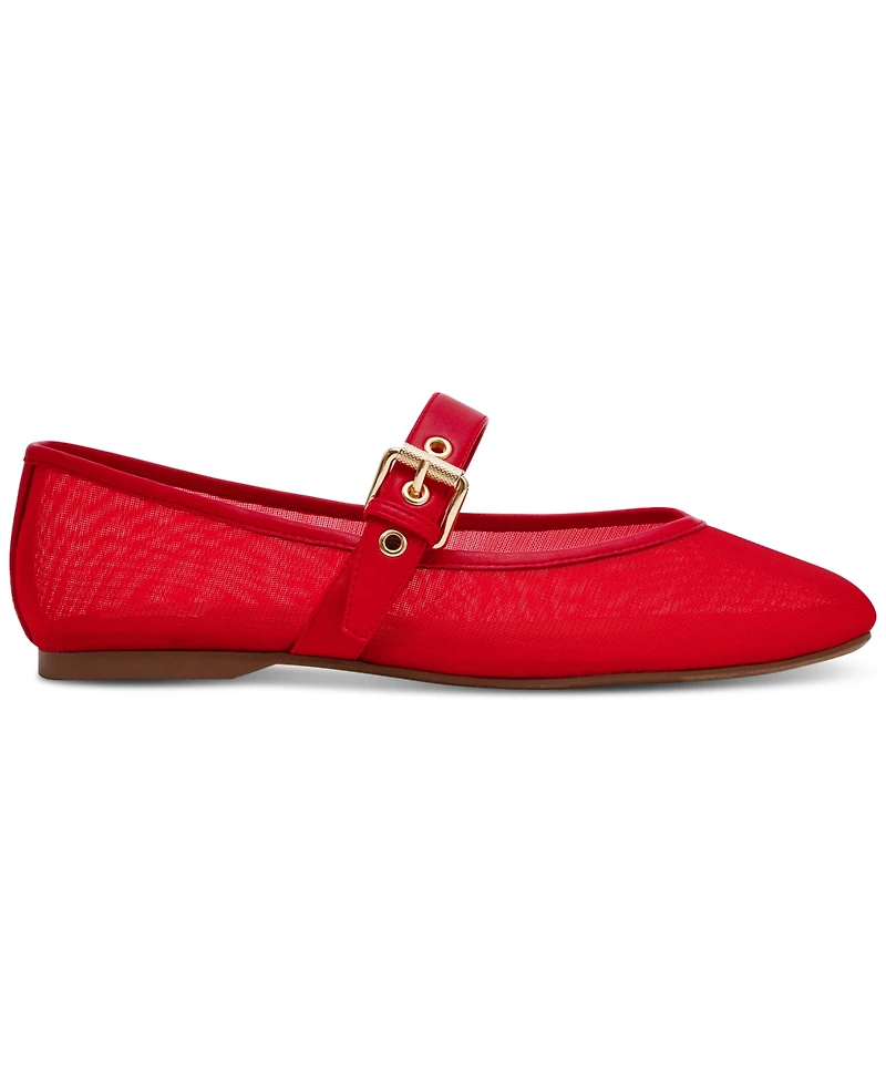 Dv Dolce Vita Women's Mulaney Mesh Buckle Mary Jane Flats